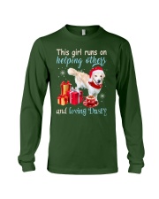 This girl gift for dog lovers gift for you cus Long Sleeve Tee tile