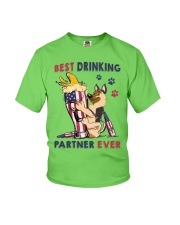 German shepherd best drinking partner Youth T-Shirt tile
