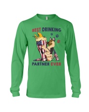 German shepherd best drinking partner Long Sleeve Tee tile