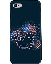 Dolphin flag fireworks dolphin lovers Phone Case tile