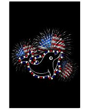 Dolphin flag fireworks dolphin lovers Vertical Poster tile