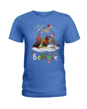 Parrot believe gift for parrot lovers gift for you Ladies T-Shirt tile