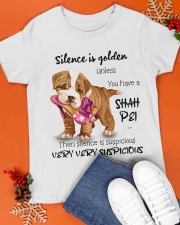 Shah Pei Silence is very suspicious Gift for you Classic T-Shirt apparel-classic-tshirt-lifestyle-front-83