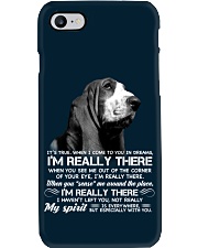 Basset hound i am really there basset hound lover Phone Case tile