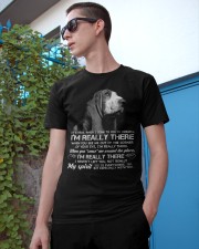 Basset hound i am really there basset hound lover Classic T-Shirt apparel-classic-tshirt-lifestyle-17