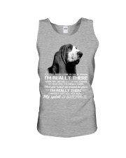 Basset hound i am really there basset hound lover Unisex Tank tile