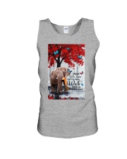 Elephant they walk beside us animal lover Unisex Tank tile