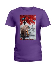 Elephant they walk beside us animal lover Ladies T-Shirt tile