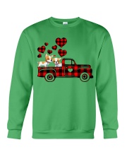 Chihuahua love car dog mom Crewneck Sweatshirt tile