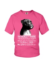 Boxer i am really there boxer lover dog mom Youth T-Shirt tile