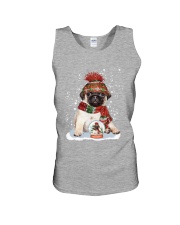 Pug christmas ball gift for pug mom dog lover Unisex Tank tile