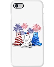 Polar bear flag colors Phone Case tile