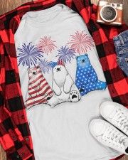 Polar bear flag colors Classic T-Shirt apparel-classic-tshirt-lifestyle-front-163