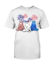 Polar bear flag colors Premium Fit Mens Tee tile