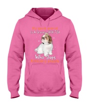 Shih tzu annoying people shih tzu lovers dog moms Hooded Sweatshirt tile