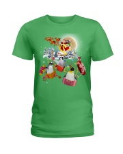 Penguin gifts from Santa gift for penguin lovers Ladies T-Shirt tile