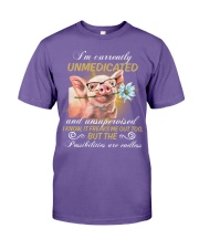 Pig I'm currently unmedicated Premium Fit Mens Tee tile