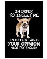 Chihuahua value your opinion dog lover Vertical Poster tile