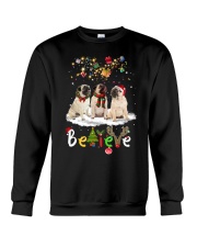 Pug believe gift for Pug lovers Crewneck Sweatshirt front
