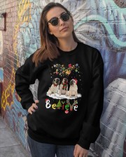 Pug believe gift for Pug lovers Crewneck Sweatshirt lifestyle-unisex-sweatshirt-front-3