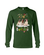 Pug believe gift for Pug lovers Long Sleeve Tee tile