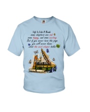 Book life is like a book Youth T-Shirt tile