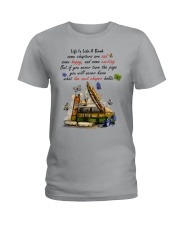 Book life is like a book Ladies T-Shirt tile