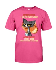 Cat Drink coffee Have everyone Gift for U Classic T-Shirt tile