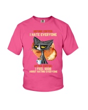 Cat Drink coffee Have everyone Gift for U Youth T-Shirt tile