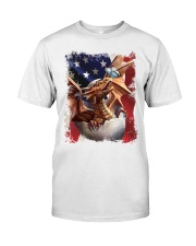 Dragon butterfly on nose dragon lover Classic T-Shirt front