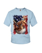 Dragon butterfly on nose dragon lover Youth T-Shirt tile