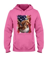 Dragon butterfly on nose dragon lover Hooded Sweatshirt tile