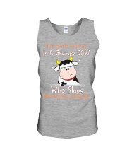 Cow annoying people cow lovers Unisex Tank tile