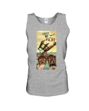 Yorkie Trust me I'm a pilot gift for you Unisex Tank tile