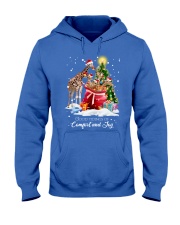 Giraffe xmas gift bag sweatshirt Hooded Sweatshirt tile