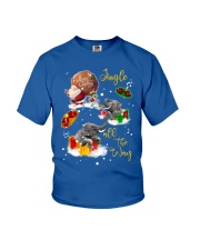 Elephant gift xmas drop gift for elephant lovers Youth T-Shirt tile