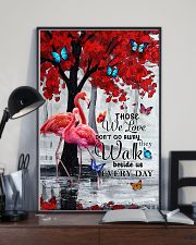 Flamingo they walk beside us wings bird lover 11x17 Poster lifestyle-poster-2
