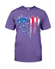 Flamingo freedom colors Premium Fit Mens Tee tile