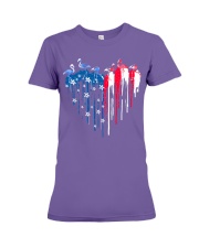 Flamingo freedom colors Premium Fit Ladies Tee tile