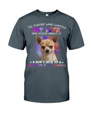 Chihuahua Don't Gossip about my life Classic T-Shirt tile