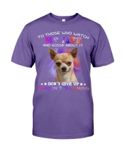 Chihuahua Don't Gossip about my life Premium Fit Mens Tee tile