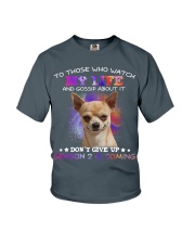 Chihuahua Don't Gossip about my life Youth T-Shirt tile