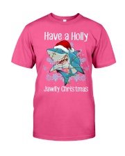Shark have a christmas gift for shark lover Classic T-Shirt tile