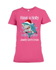 Shark have a christmas gift for shark lover Premium Fit Ladies Tee tile