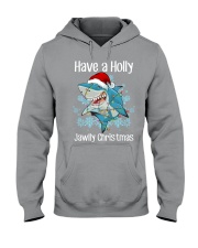 Shark have a christmas gift for shark lover Hooded Sweatshirt tile