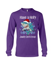 Shark have a christmas gift for shark lover Long Sleeve Tee tile