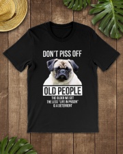 Pug dont piss off old people pug lovers Classic T-Shirt lifestyle-mens-crewneck-front-18
