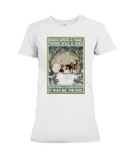 Goat it was me goat lovers Premium Fit Ladies Tee tile