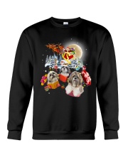 Lp 10 Shih Tzu gifts from Santa sweatshirt Crewneck Sweatshirt front