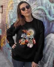 Lp 10 Shih Tzu gifts from Santa sweatshirt Crewneck Sweatshirt lifestyle-unisex-sweatshirt-front-3